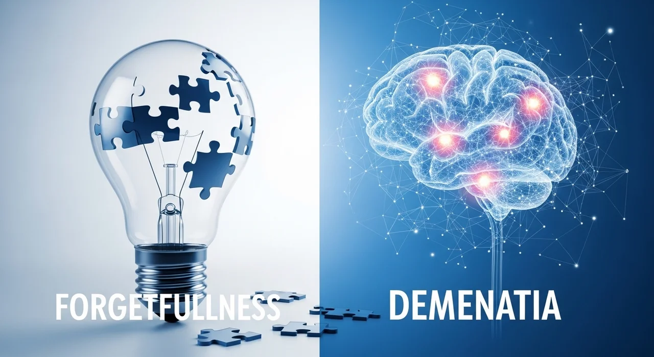 건망증 vs 치매 차이, 단순 깜빡임과 질환을 구분하는 결정적 신호 5가지