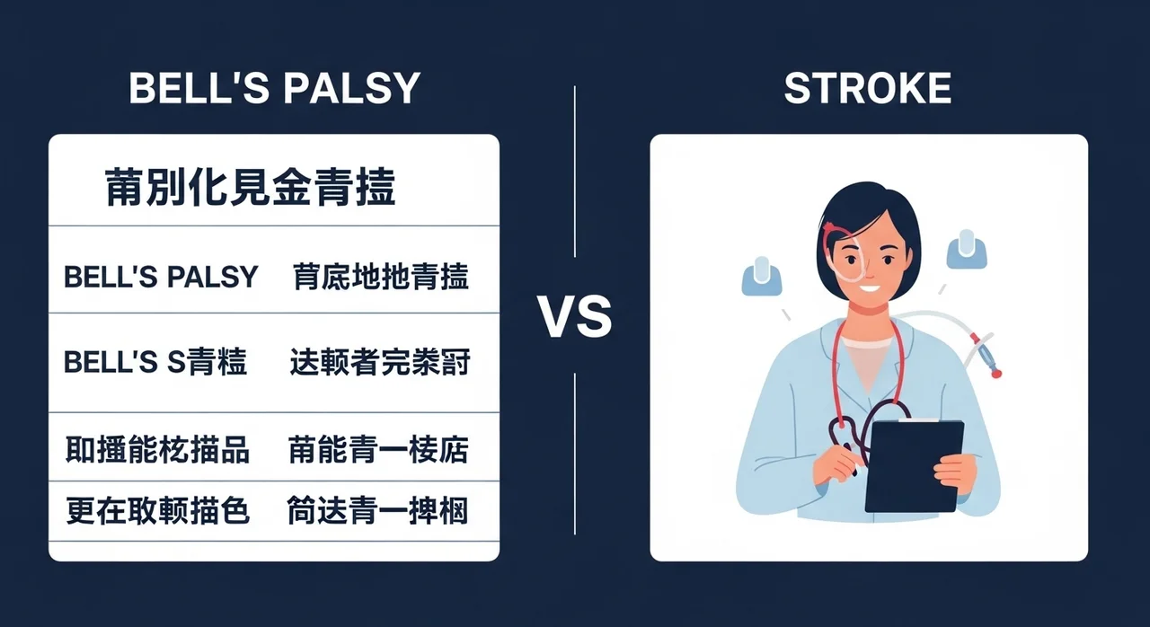 안면마비 vs 뇌졸중: 어떻게 구분할까요?