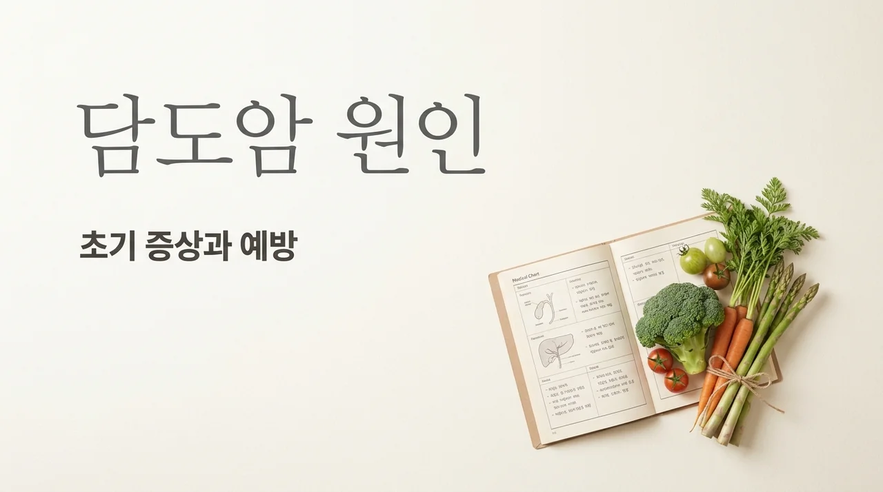 담도암 원인, 초기 증상부터 예방까지 꼭 알아야 할 핵심 정보