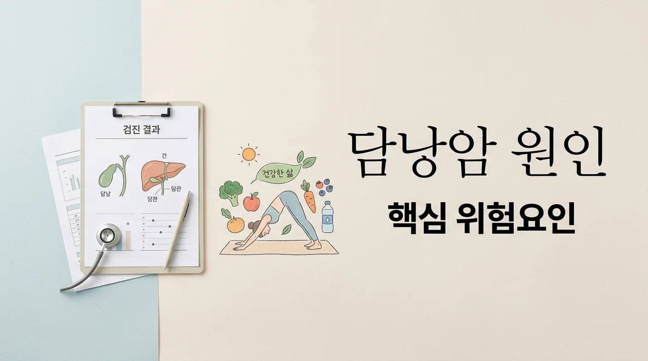 담낭암 원인 5가지와 예방을 위해 꼭 알아야 할 건강 신호