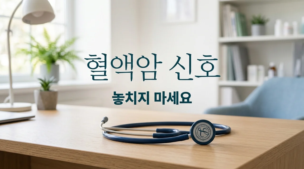 혈액암 초기증상, 가볍게 넘기면 안 되는 5가지 위험 신호