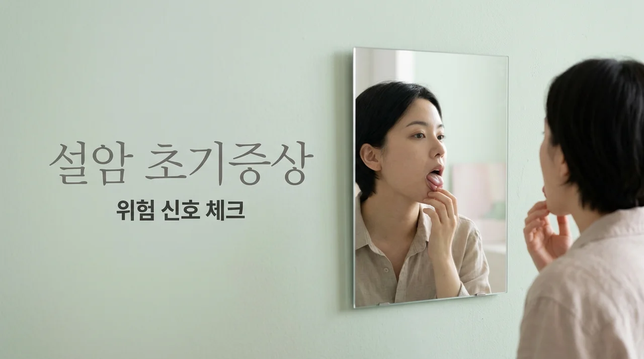 설암 초기증상, 혀에 나타나는 위험 신호를 놓치지 마세요
