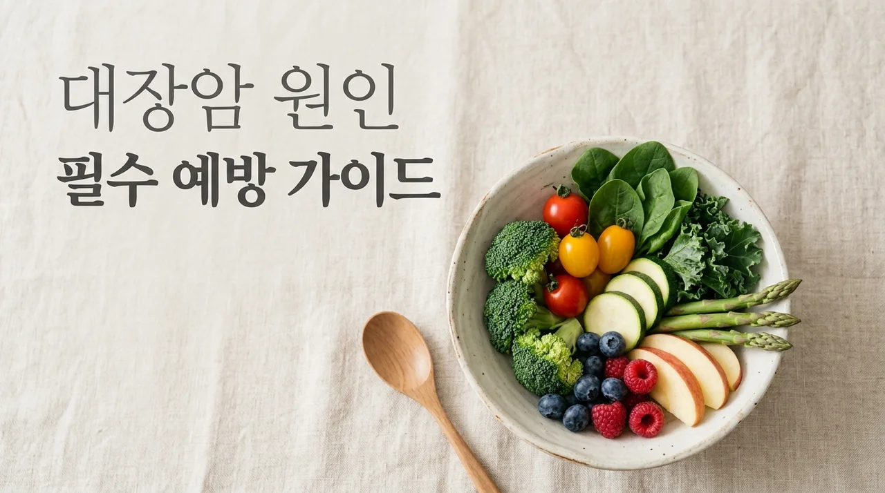 대장암 원인 5가지 핵심 체크리스트와 생활 속 예방법
