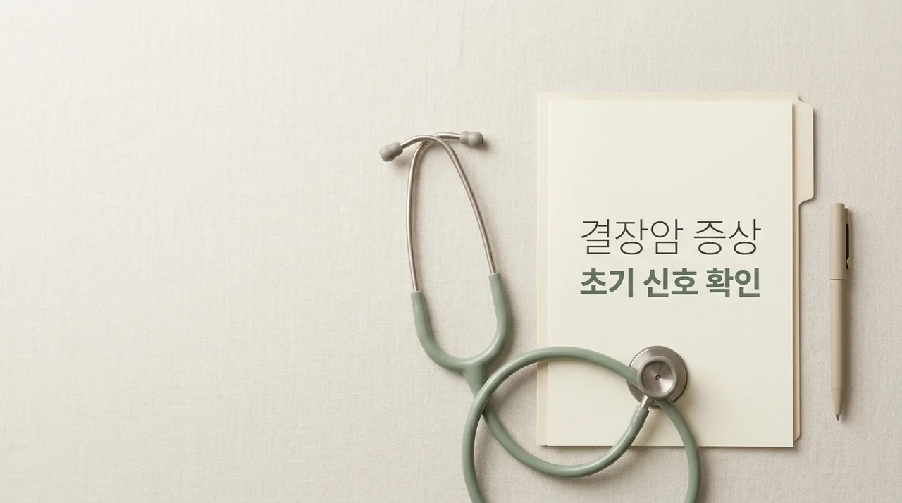결장암 초기증상, 배변 습관 변화가 보내는 위험 신호